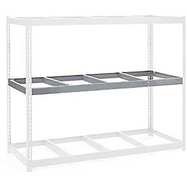 Additional Level For Wide Span Rack 72W x 48D No Deck 900 Lb Capacity, Gry